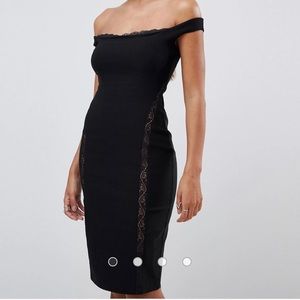 Bardot Off-Shoulder Bodycon Dress